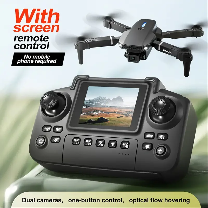 Eachine Drone E58 - 2025 E88 Drone HD Câmera dupla,