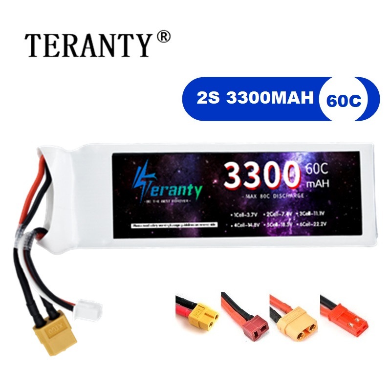 Drone Battery 3S - Bateria lipo 2s 7.4v 3300mah 60c