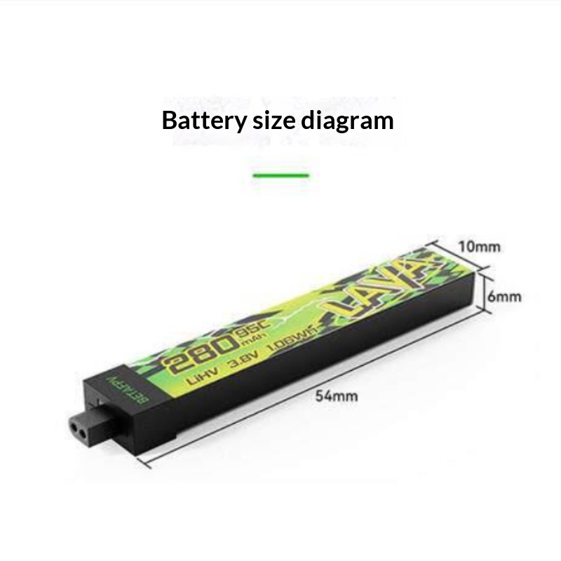 Drone Battery Lipo - Nova Bateria LiHV BETAFPV LAVAⅡ1S 280mAh