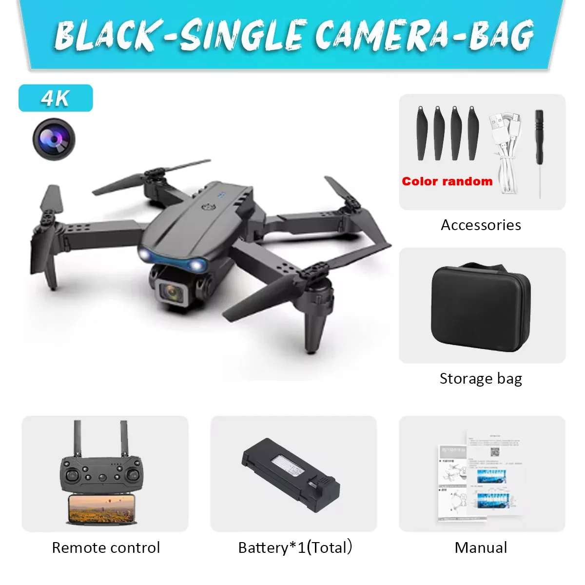 Drone E99Pro HD com câmera dup - Eachine Drone E58 avaliação e preço