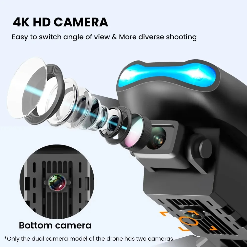 Drone E99Pro HD com câmera dup - Eachine Drone E58 avaliação e preço