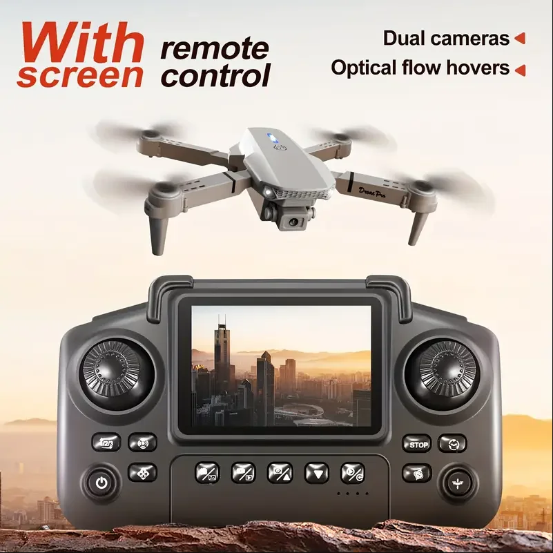 2025 E88 Drone HD Câmera dupla - Eachine Drone E58 avaliação e preço