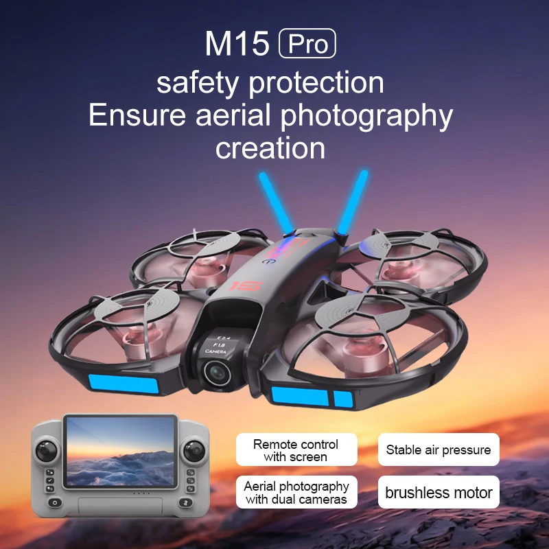 Novo Drone FPV M15 2026 com Te - Drone Battery Case avaliação e preço