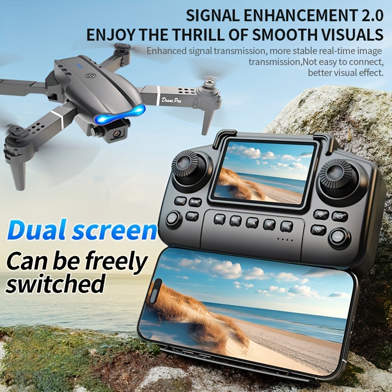 Drone dobrável E99 PRO MAX 202 - Drone Battery Case avaliação e preço