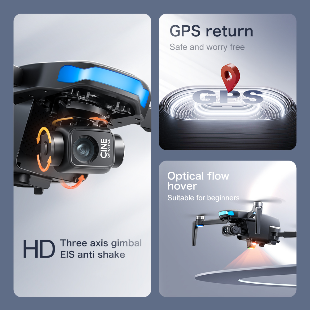 Drone GPS Original S-X1 com câ - Jjrc Drone X12 avaliação e preço