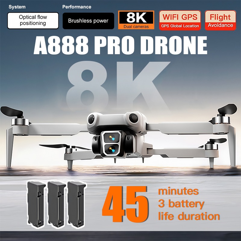 Drone A888 Pro Original 4K Pro - Eachine Drone E58 avaliação e preço