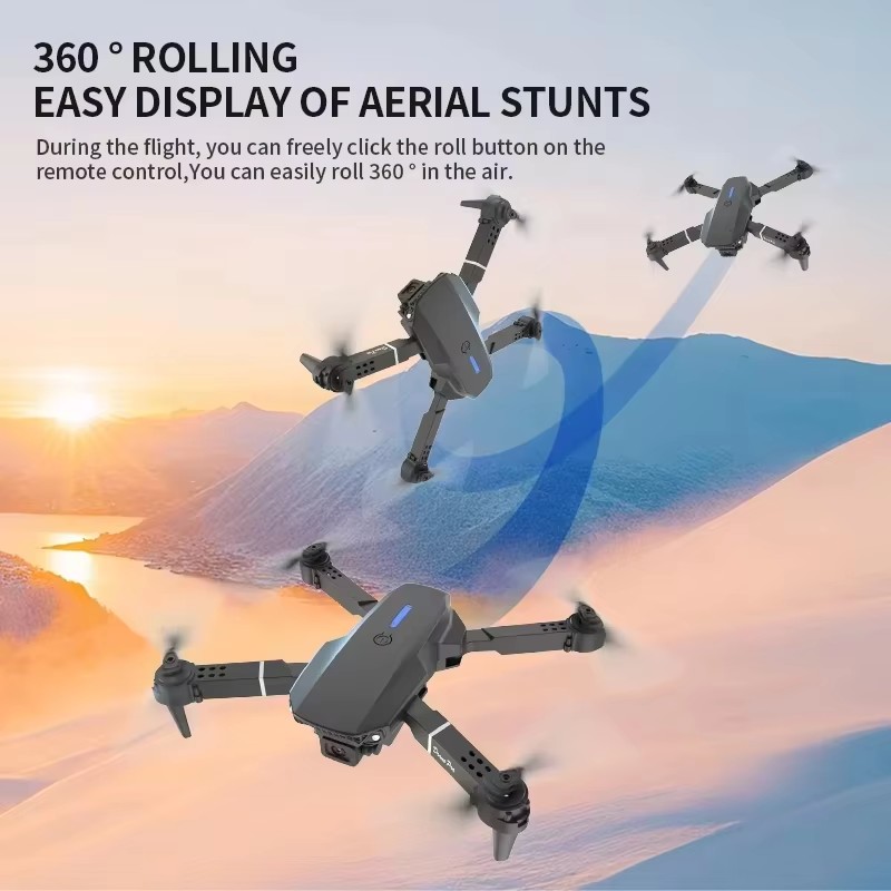 Drone E88 Pro Novo e Aprimorad - Eachine Drone E58 avaliação e preço